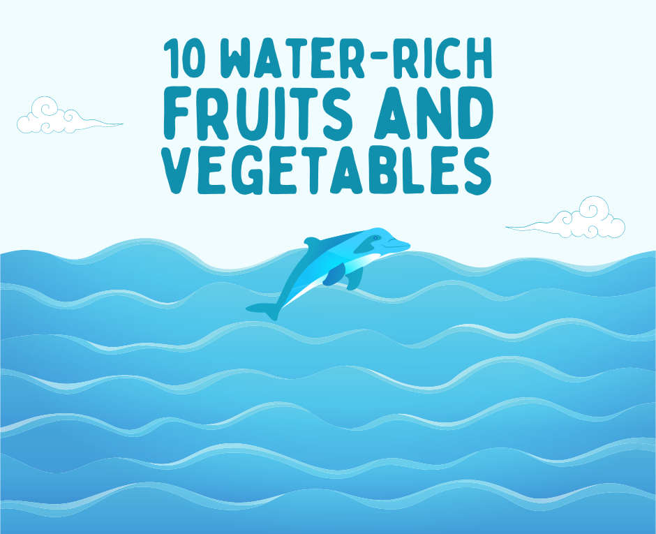 Add more water into your diet with these water-rich fruits and veggies.