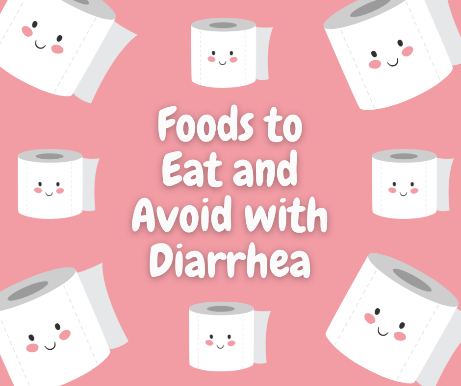 Eat the right foods when you have diarrhea.