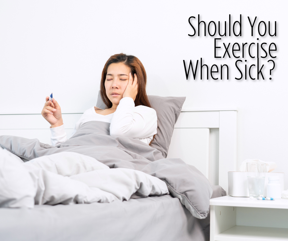 Here's why you shouldn't exercise when sick.